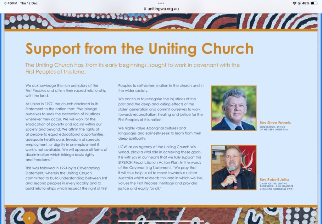 Uniting Church Australia’s decision to evict the Beananging Kwuurt Institute is in direct contradiction to UCWA's public commitment to correcting past injustices and supporting self-determination.